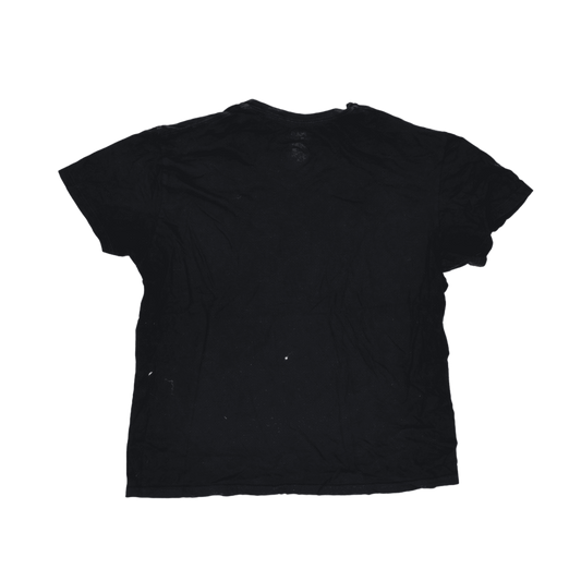 Polo Ralph Lauren Black Cotton V-Neck T-Shirt Size Large Short Sleeve Men