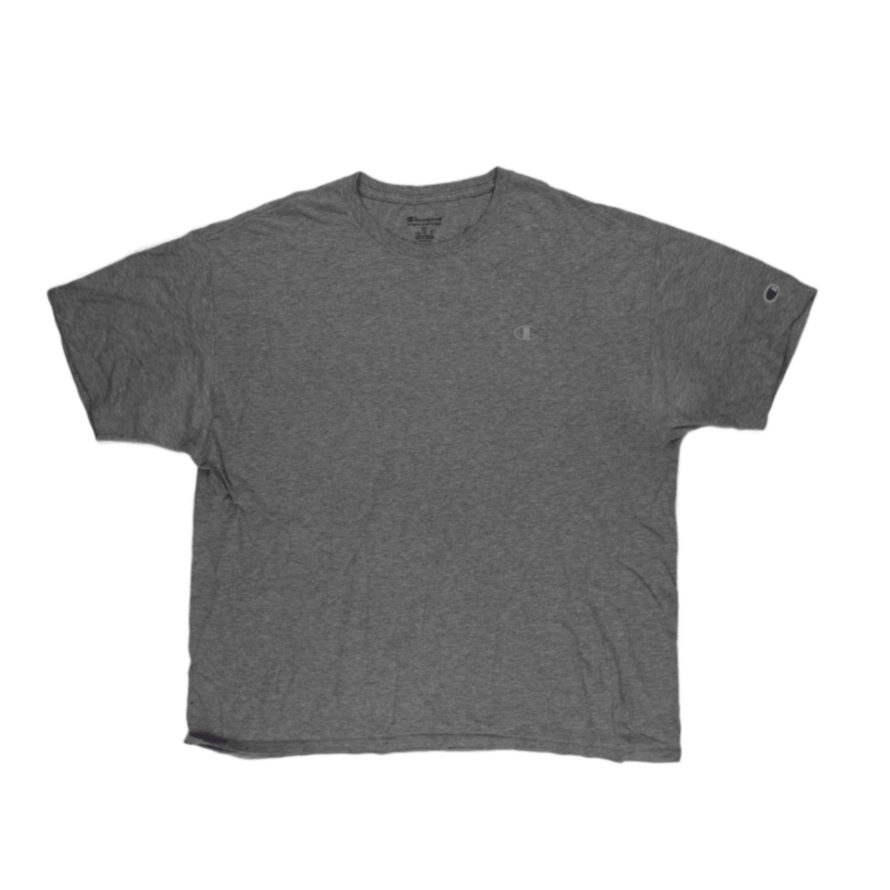 Champion Men's Grey Crewneck T-Shirt 2XL Cotton