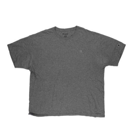 Champion Men's Grey Crewneck T-Shirt 2XL Cotton