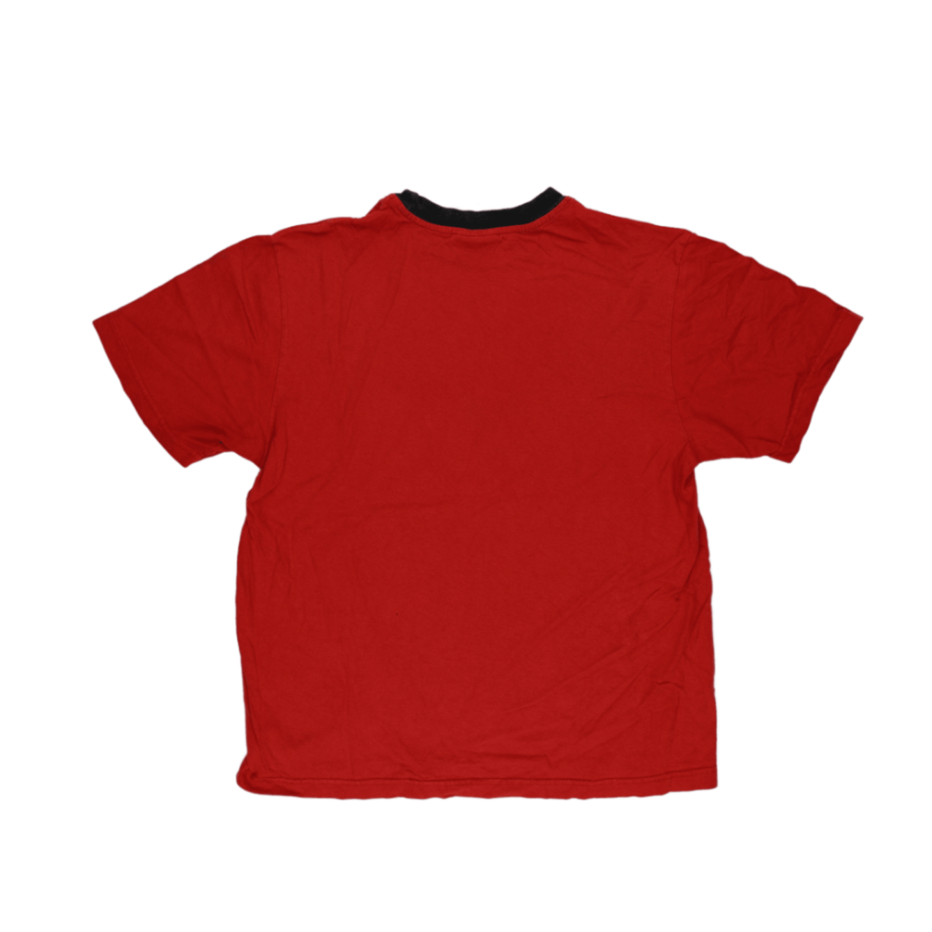 PUMA Men's Red Crew Neck T-Shirt Medium Cotton Short Sleeve