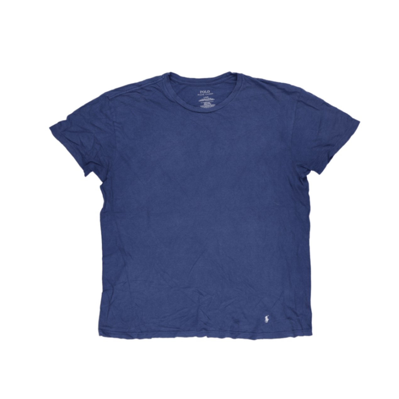 Polo Ralph Lauren Men's Classic Blue Cotton Crew Neck T-Shirt Large