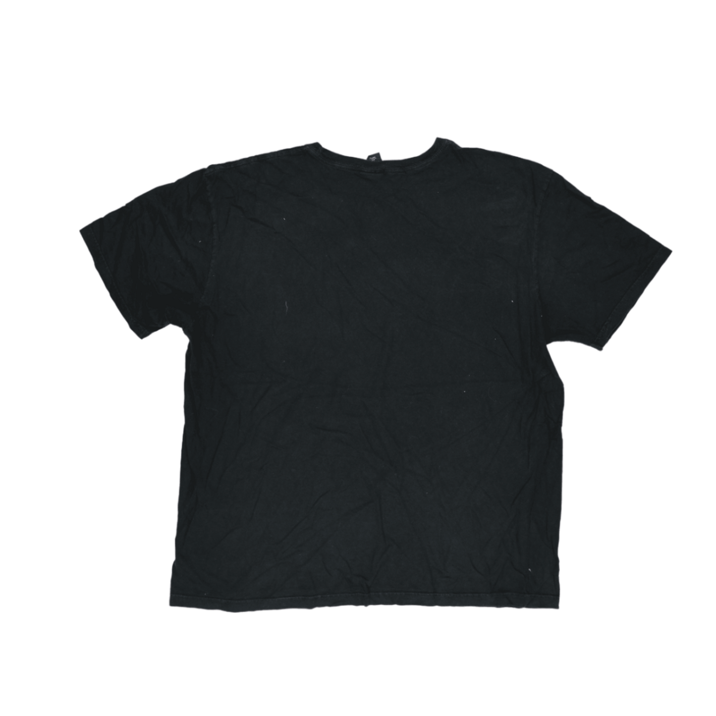 Ralph Lauren Black Cotton T-Shirt Large Vintage Casual Crew Neck Mens