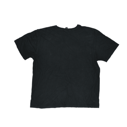 Ralph Lauren Black Cotton T-Shirt Large Vintage Casual Crew Neck Mens