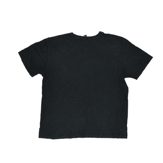 Ralph Lauren Black Cotton T-Shirt Large Vintage Casual Crew Neck Mens
