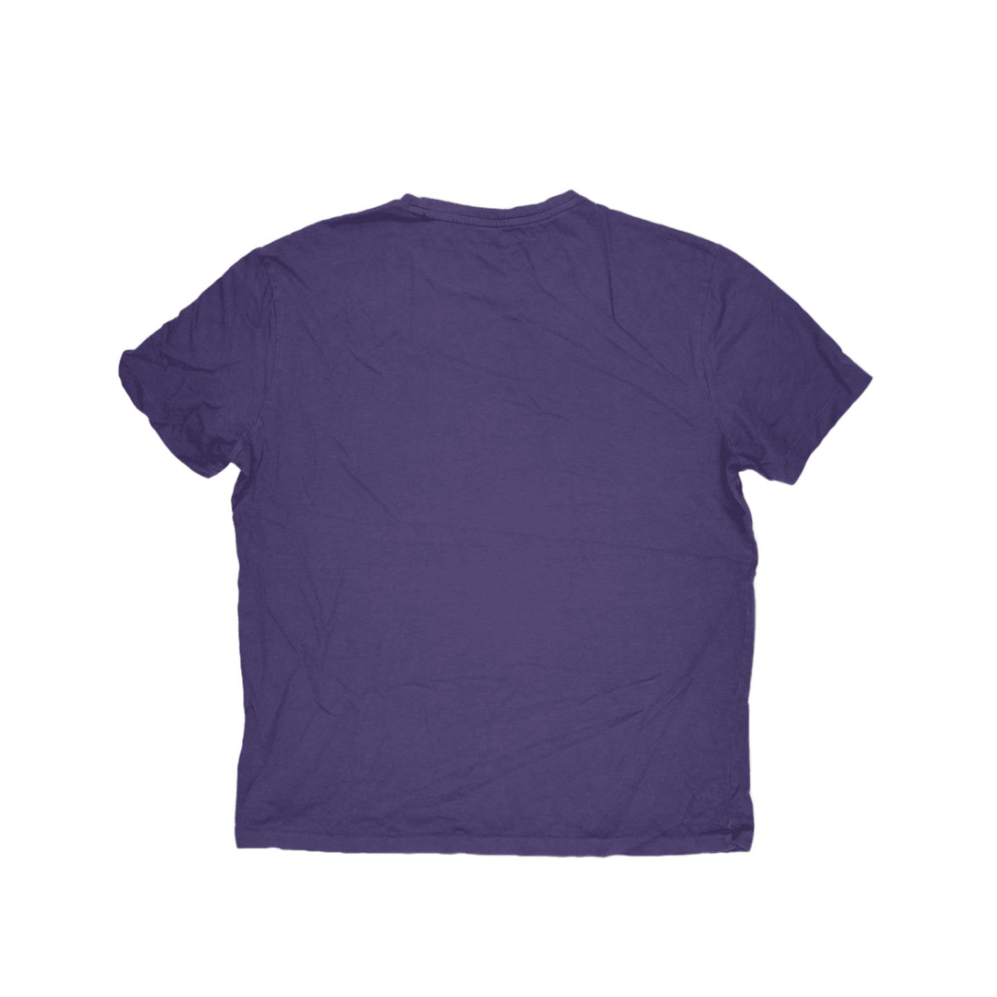 Ralph Lauren Men's Purple Cotton T-Shirt Size Medium Crew Neck Casual