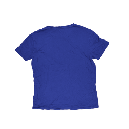 Polo Ralph Lauren Royal Blue Crew Neck T-Shirt Men Size Medium 100 Percent Cotton