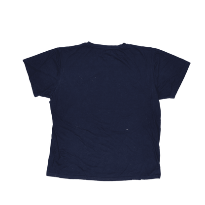 Ralph Lauren Navy Blue Cotton V-Neck Casual T-Shirt Large