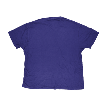 Polo Ralph Lauren Vintage Purple Cotton T-Shirt XL Crew Neck Casual Men
