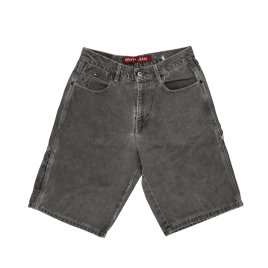 Tommy Jeans Vintage Grey Denim Shorts Size 31 100 Cotton