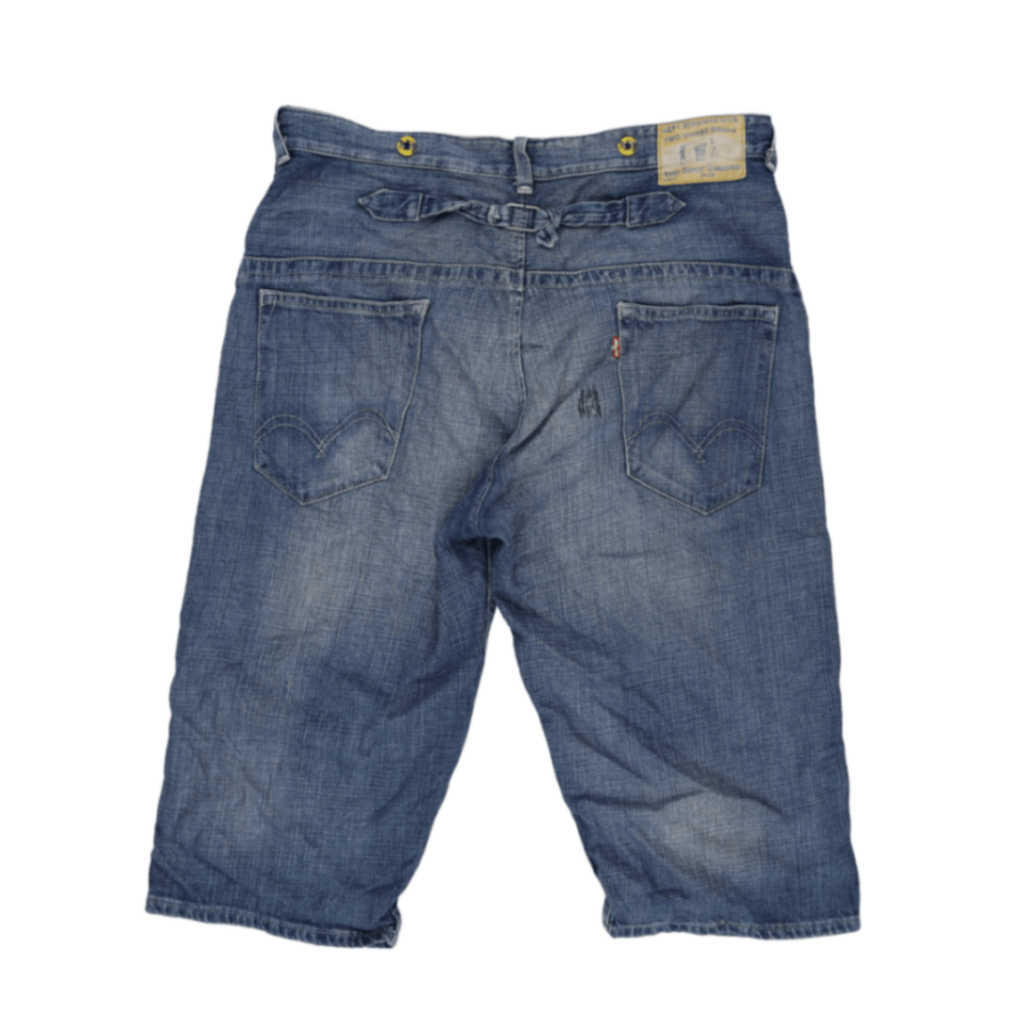 Levi's Vintage Loose Fit Denim Shorts Blue 38W Cotton Denim