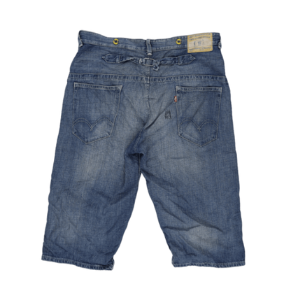 Levi's Vintage Loose Fit Denim Shorts Blue 38W Cotton Denim