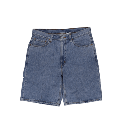 Levi's 550 Relaxed Fit Vintage Denim Shorts Blue W34 100% Cotton