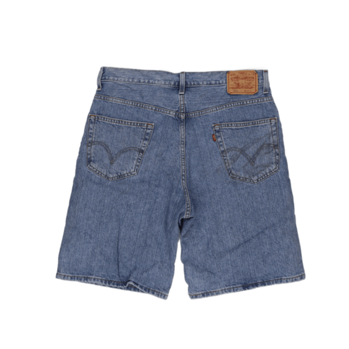 Levi's 550 Relaxed Fit Vintage Denim Shorts Blue W34 100% Cotton