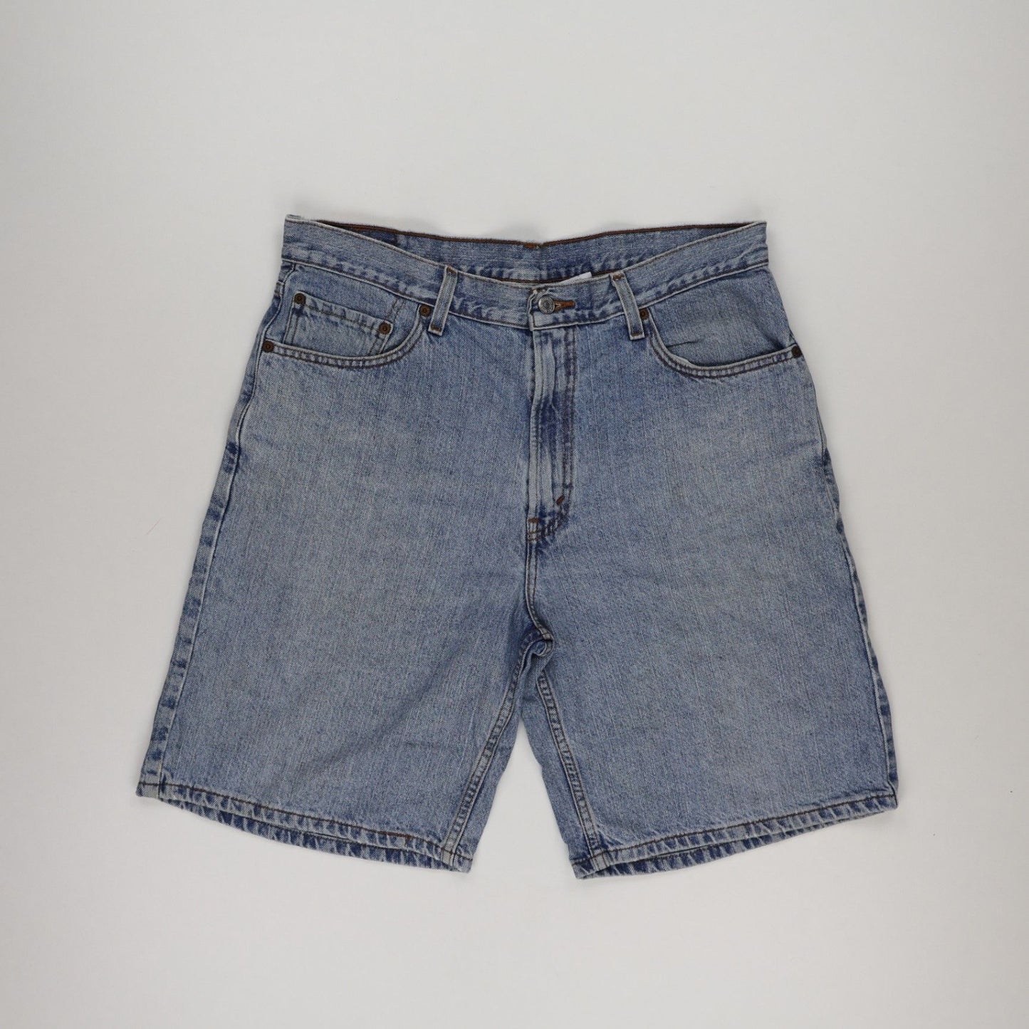 Levi's 550 Relaxed Fit Vintage Denim Shorts Light Blue W36 100% Cotton