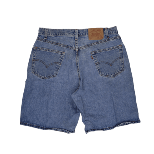 Levi's 550 Relaxed Fit Vintage Blue Denim Shorts W36 Cotton Casual