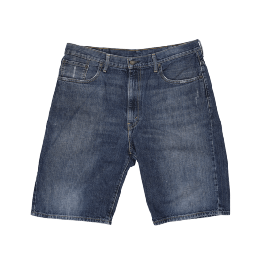 Levi's 569 Loose Fit Denim Shorts Vintage Blue W38 100% Cotton