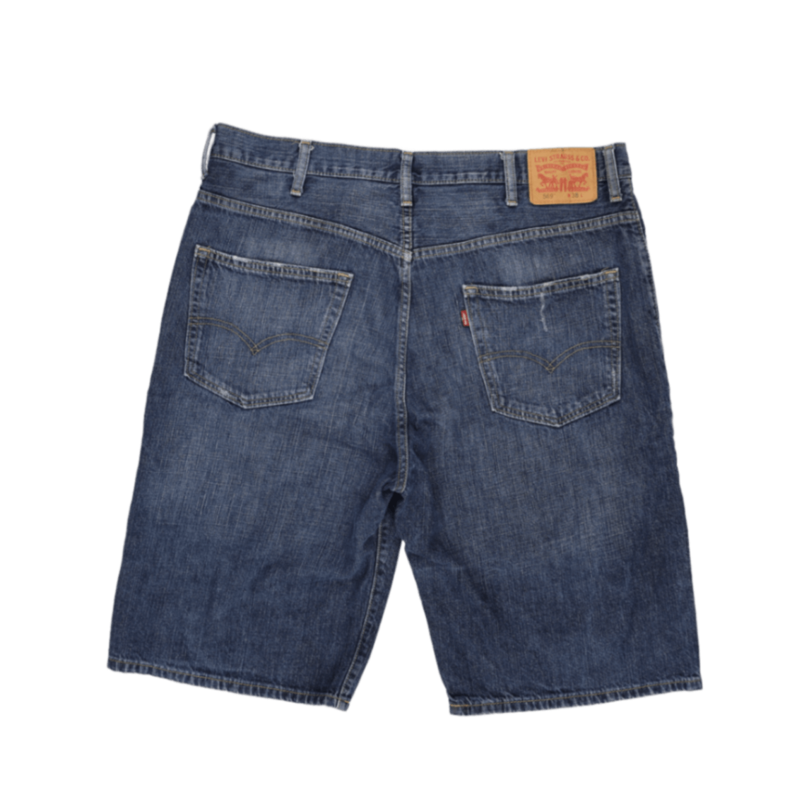 Levi's 569 Loose Fit Denim Shorts Vintage Blue W38 100% Cotton