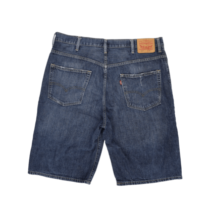 Levi's 569 Loose Fit Denim Shorts Vintage Blue W38 100% Cotton