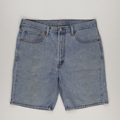 Levi's 505 Regular Fit Denim Shorts Light Blue W36 100% Cotton