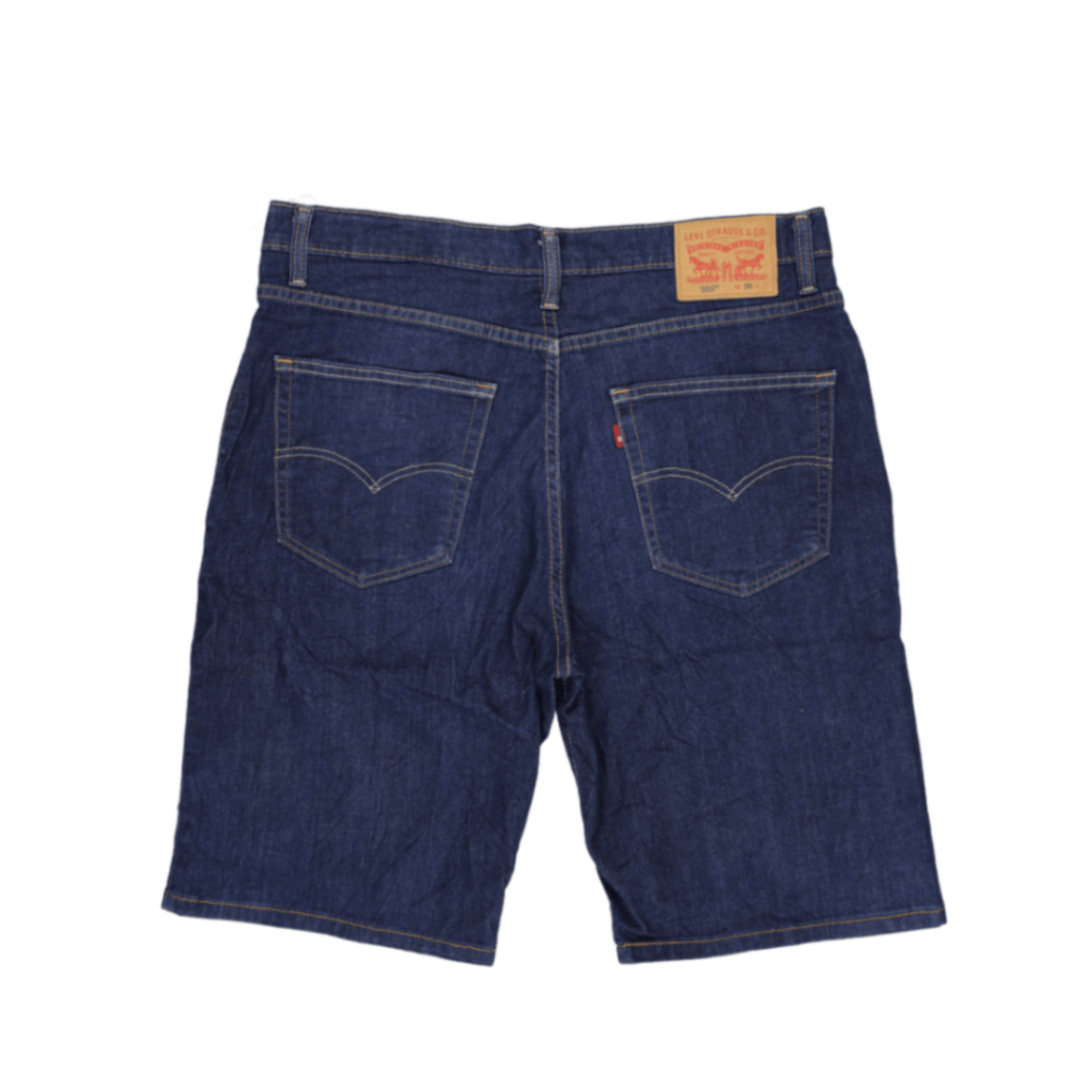 Levi's 569 Loose Straight Fit Men's Denim Shorts Blue W36 Cotton Vintage Very Good