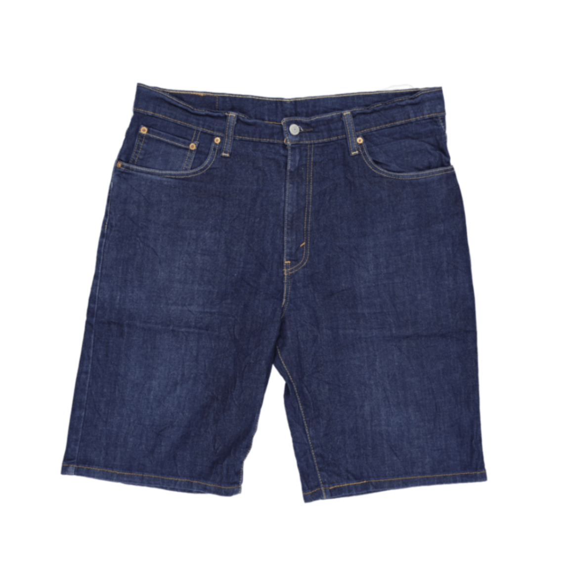 Levi's 569 Loose Straight Fit Men's Denim Shorts Blue W36 Cotton Vintage Very Good