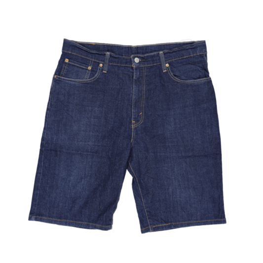 Levi's 569 Loose Straight Fit Men's Denim Shorts Blue W36 Cotton Vintage Very Good