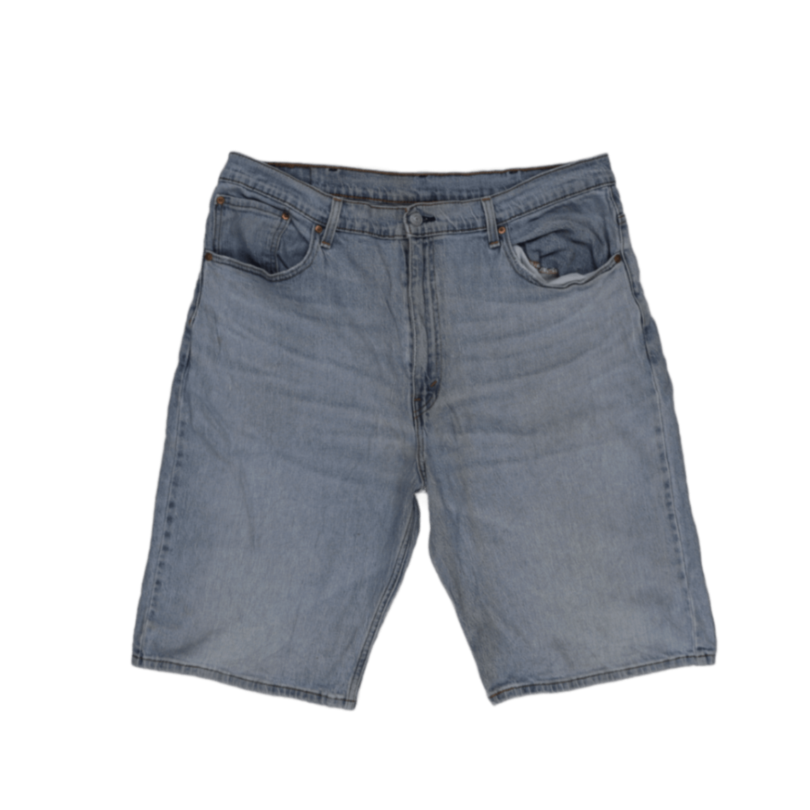 Levi's 569 Loose Fit Light Blue Denim Shorts W38 100 Percent Cotton