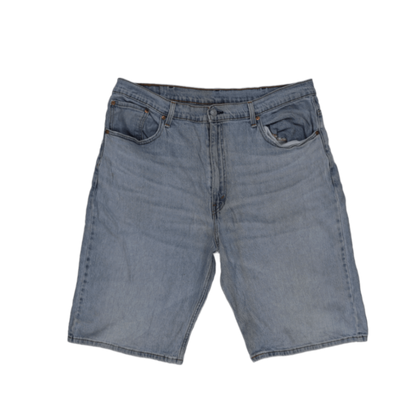 Levi's 569 Loose Fit Light Blue Denim Shorts W38 100 Percent Cotton