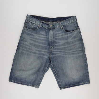 Levi's 569 Loose Fit Denim Shorts Light Blue W38 L Cotton Denim Vintage