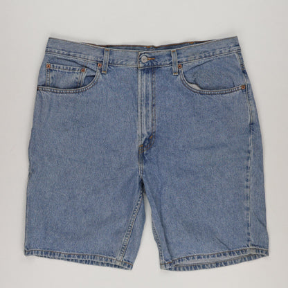 Levi's 505 Regular Fit Denim Shorts Blue W38 L 100 Cotton Vintage