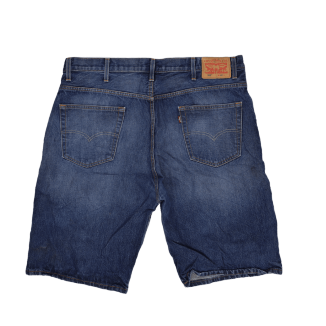 Levi's 569 Loose Fit Blue Denim Shorts for Men Size W40 100 Cotton
