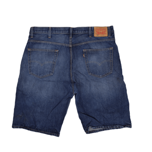 Levi's 569 Loose Fit Blue Denim Shorts for Men Size W40 100 Cotton
