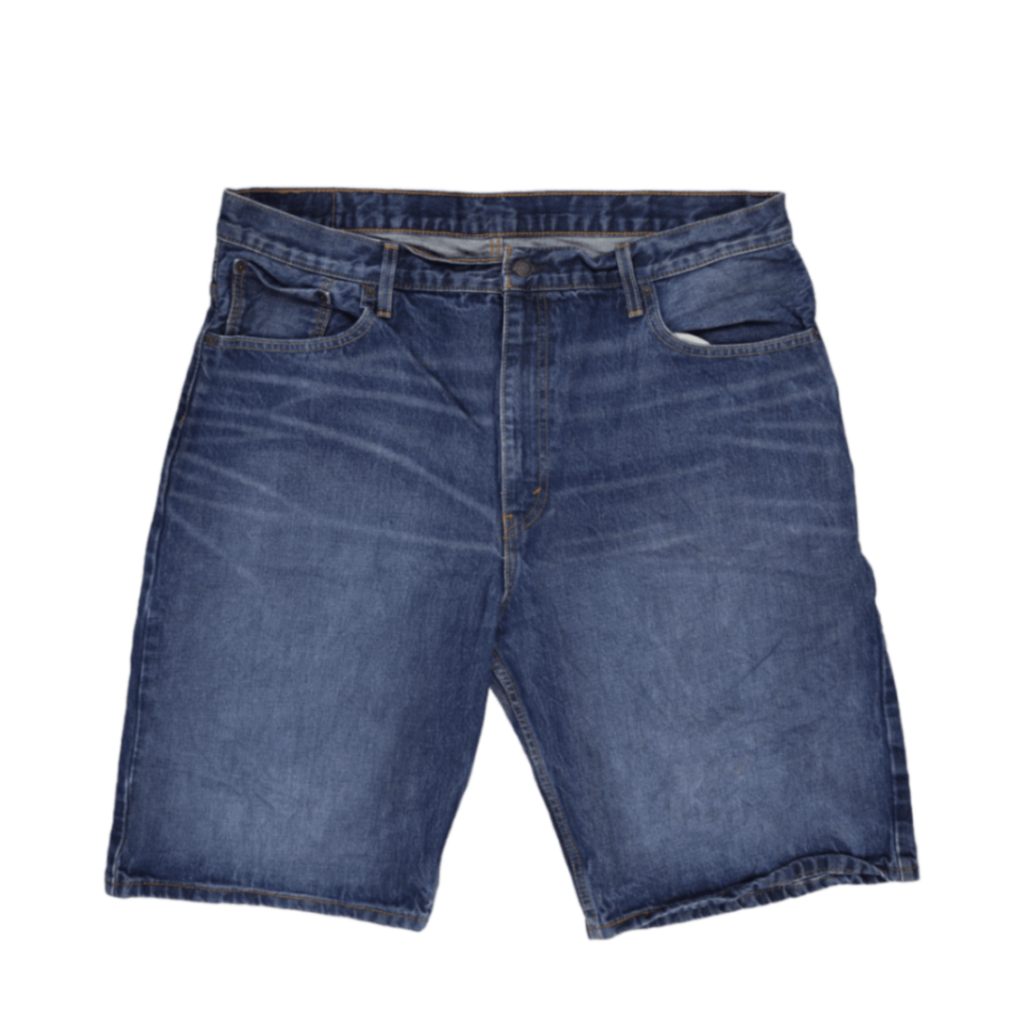 Levi's 569 Loose Fit Blue Denim Shorts for Men Size W40 100 Cotton