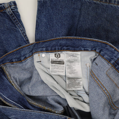 Levi's 550 Vintage Blue Denim Shorts W42 Cotton Relaxed Fit