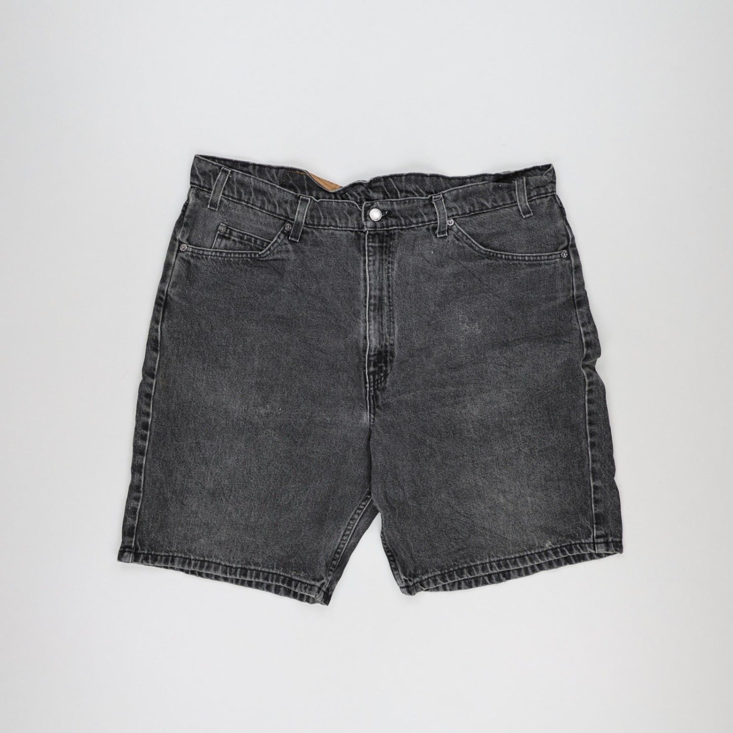 Levi's 550 Vintage Black Denim Shorts 40 2XL Casual Cotton Relaxed Fit