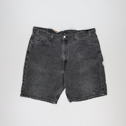 Levi's 550 Vintage Black Denim Shorts 40 2XL Casual Cotton Relaxed Fit