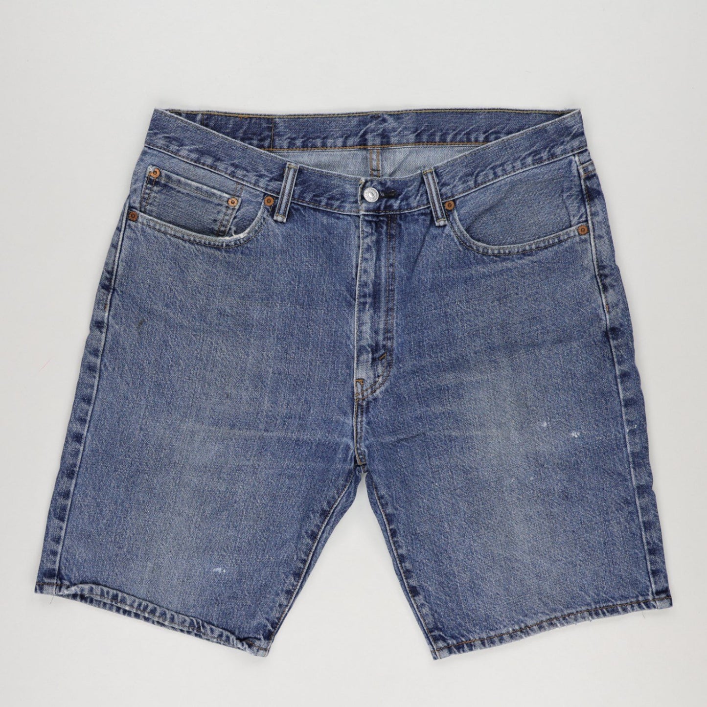 Levi's 569 Blue Denim Shorts W40 100 Cotton Vintage
