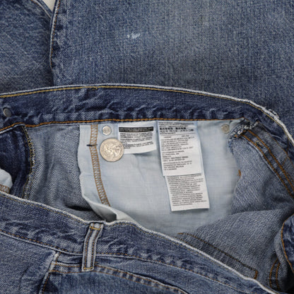 Levi's 569 Blue Denim Shorts W40 100 Cotton Vintage