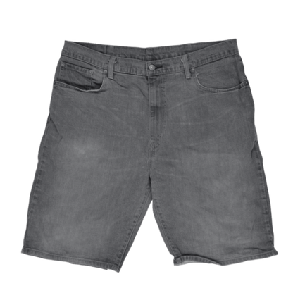 Levi's 569 Loose Fit Grey Denim Shorts for Men Size W40 100 Cotton