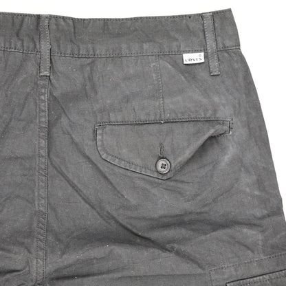 Levi's Black Cargo Shorts for Men Large 100% Cotton 29 cm Inseam
