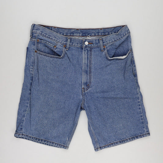 Levi's 505 Regular Fit Blue Denim Shorts W38 Cotton Vintage Preloved