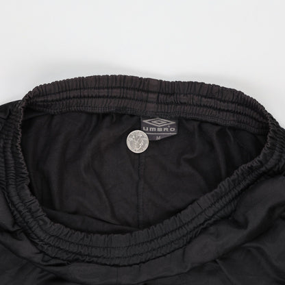 Umbro Black Track Pants Men's Size M Polyester 76 Inseam