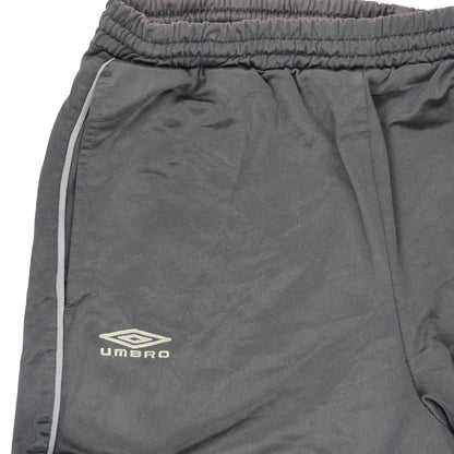 Umbro Black Track Pants Men's Size M Polyester 76 Inseam