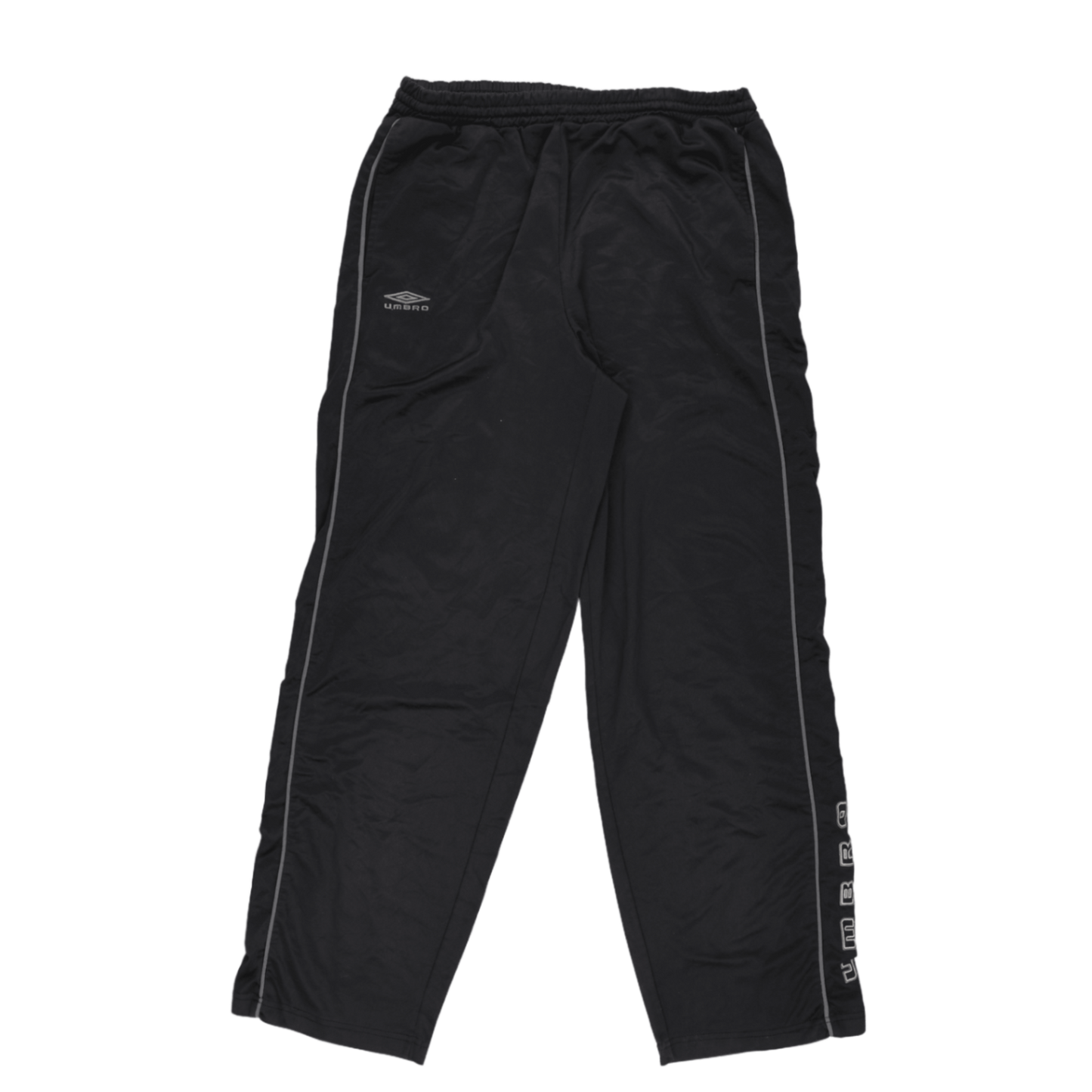 Umbro Black Track Pants Men's Size M Polyester 76 Inseam