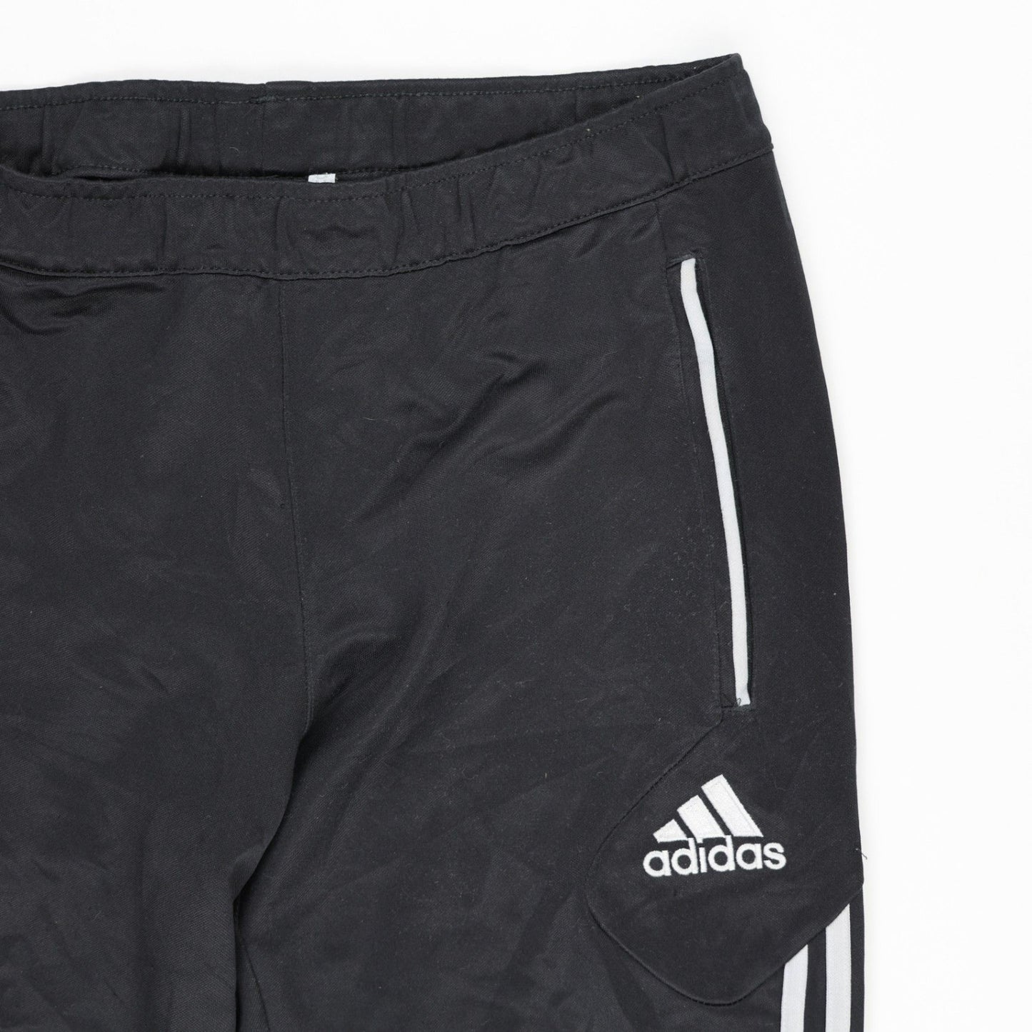 adidas Clima Black Track Pants Large 76 cm Inseam 42 cm Waist Polyester Mens Clothing