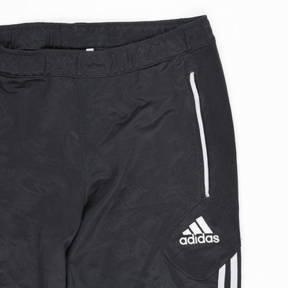 adidas Clima Black Track Pants Large 76 cm Inseam 42 cm Waist Polyester Mens Clothing