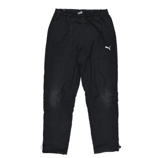 PUMA Black Track Pants Men's Medium Polyester 77 cm Inseam 39 cm Waist Size