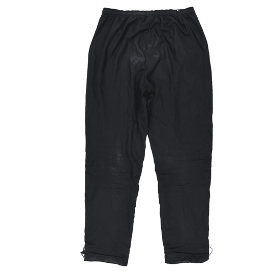 PUMA Black Track Pants Men's Medium Polyester 77 cm Inseam 39 cm Waist Size