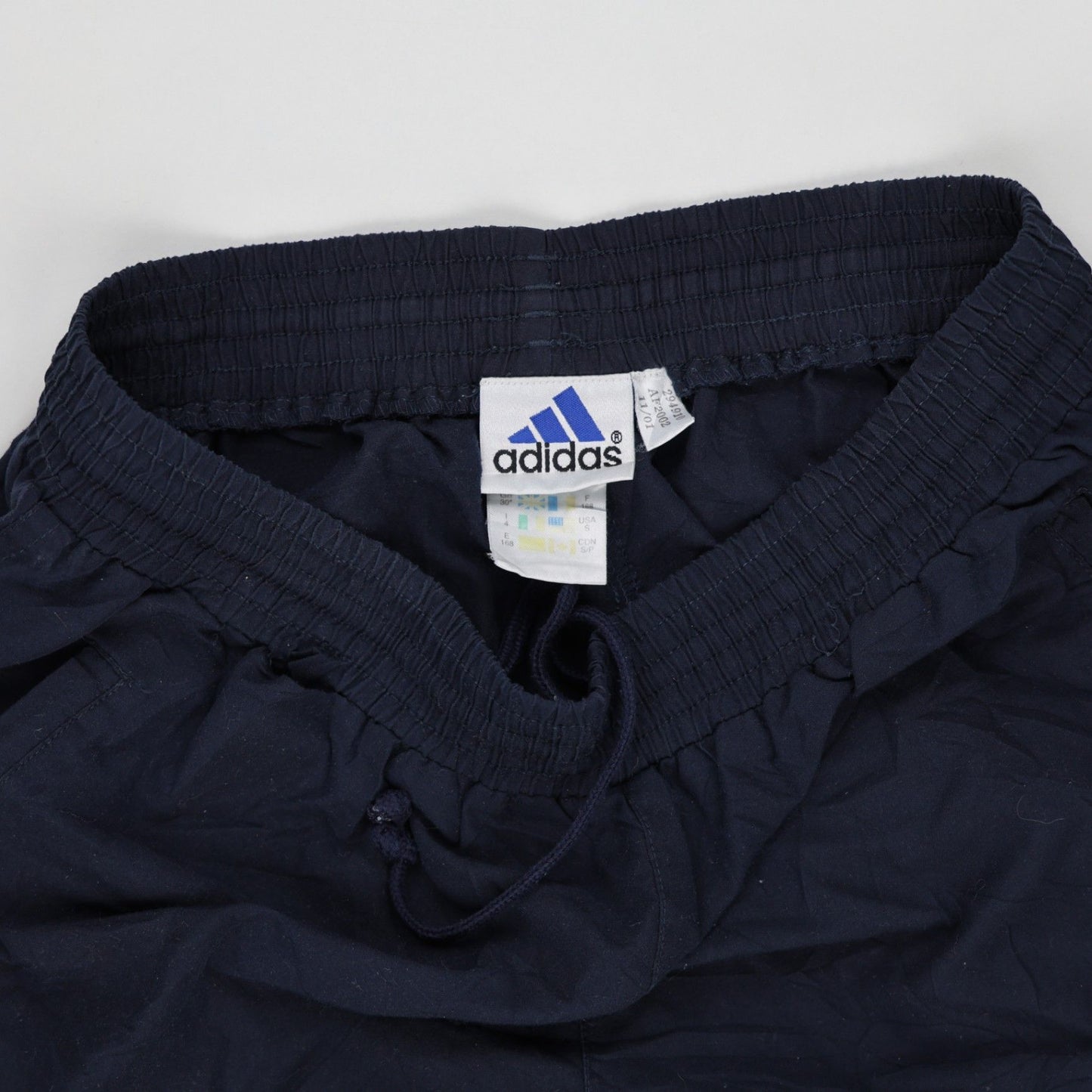 adidas Navy Blue Track Bottoms Men's Size L 77 cm Inseam 90 cm Waist Polyester