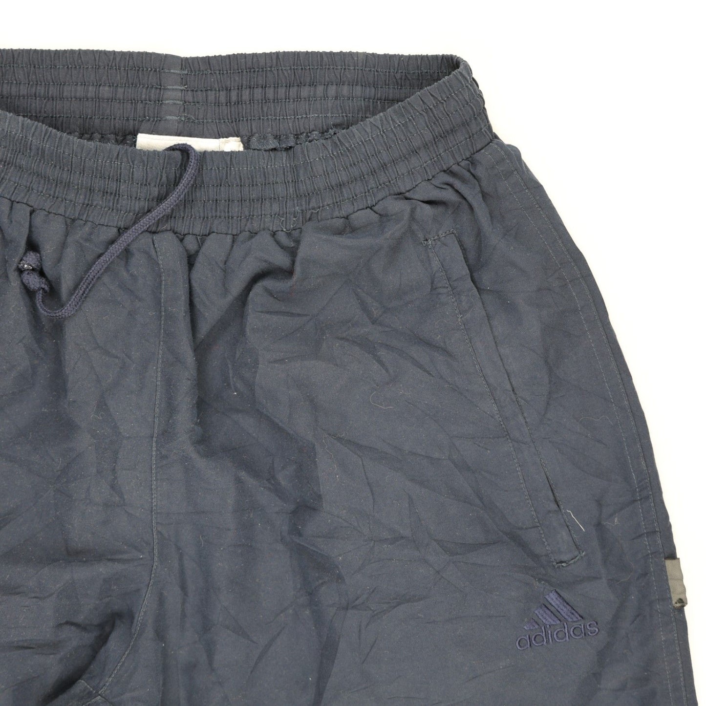 adidas Navy Blue Track Bottoms Men's Size L 77 cm Inseam 90 cm Waist Polyester